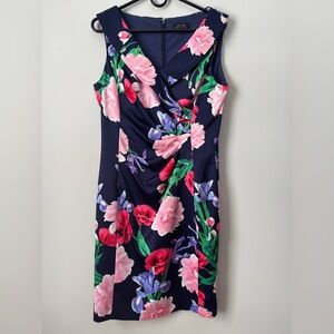 NWOT - Tahari Floral Dress - Womens Size 8